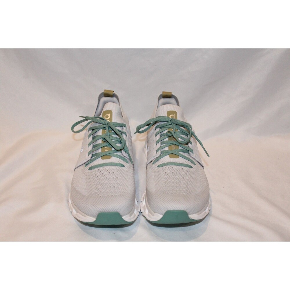 NIB ON CLOUD MEN'S CLOUDSWIFT 3 RUNNING ATHLETIC SNEAKERS WHITE GREEN SZ 12 - Picture 5 of 9